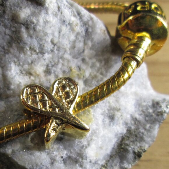 Gold Plated 925 Silver Snowshoes European Charm - Picture 2 of 9